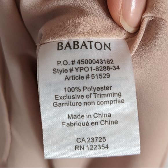 BABATON Aritzia Slip Dress Templeton Dusty Pink XXS - Picture 6 of 9